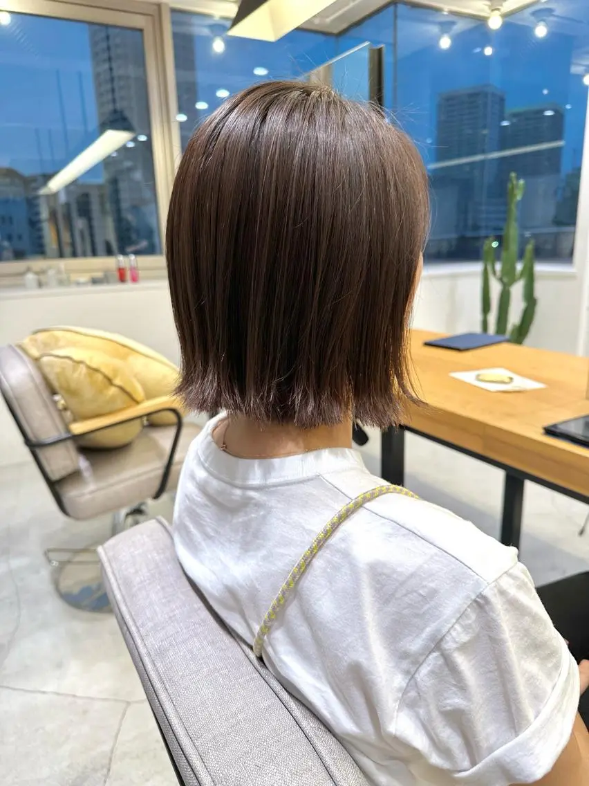 ショート カット 上野湧太 髪質改善/艶カラーのヘアスタイル