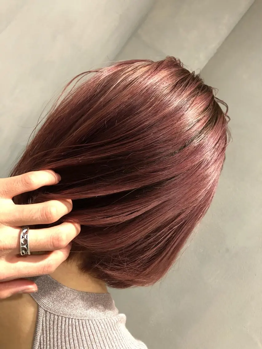 ショート カラー 髪質改善⭐️ 桜場のヘアスタイル