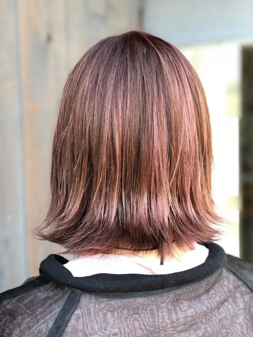 カラー 永井 亜実のヘアスタイル