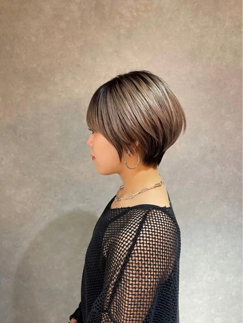 ショート ショートヘア カット ✨受賞歴多数✨ボブ• ショート🕊藤原朋也のヘアスタイル
