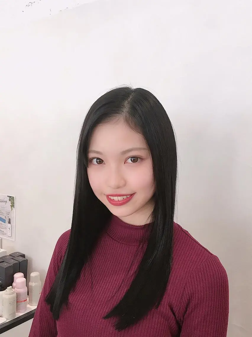 ロング カラー ヘアアレンジ ネイビーカラー 髪質改善 ロング トリートメント カット ヘアカラー トリートメント エグチ アキラのヘアスタイル