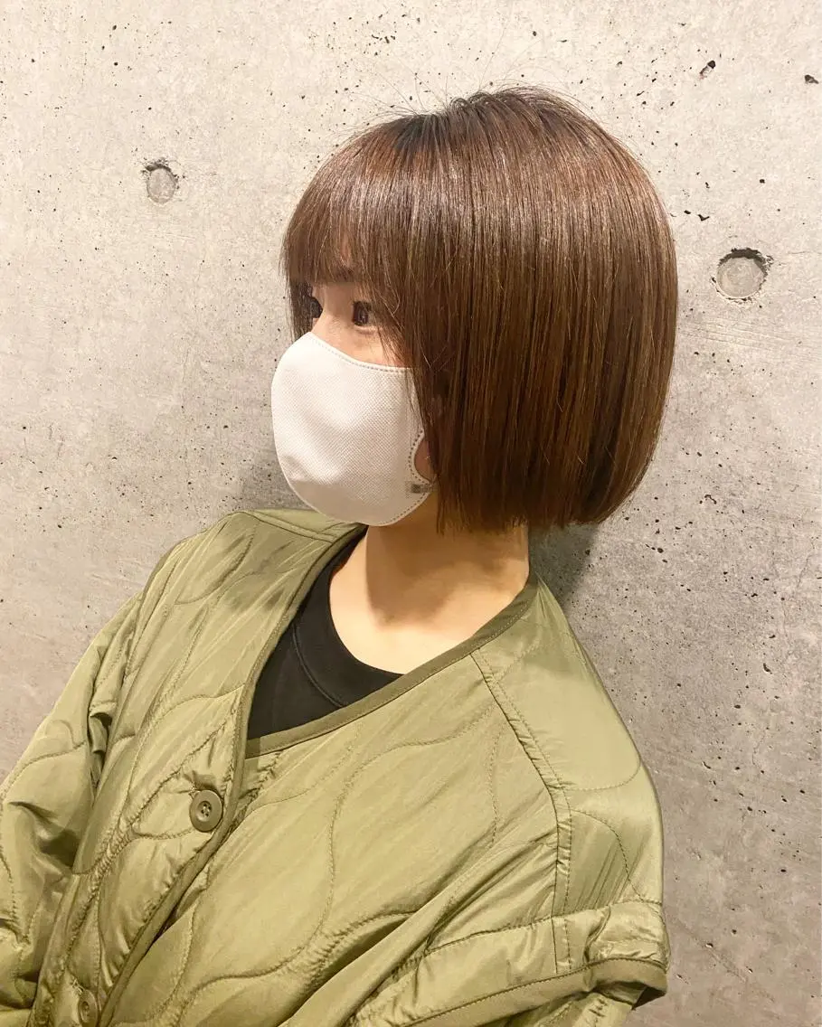 ショート 後藤紗英/髪質改善 /オリーブベージュのヘアスタイル