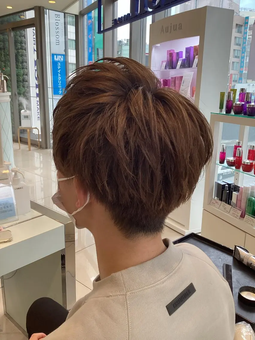 カラー メンズ メンズ縮毛矯正 ♠️店長下平隼人のヘアスタイル