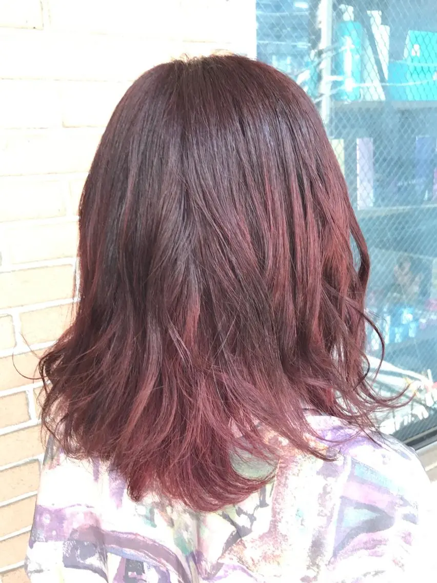 ショート カラー パーマ ヘアアレンジ マツエク・マツパ ダブルカラー ピンクカラー カラーマツエク サロンドミルク 原宿のヘアスタイル