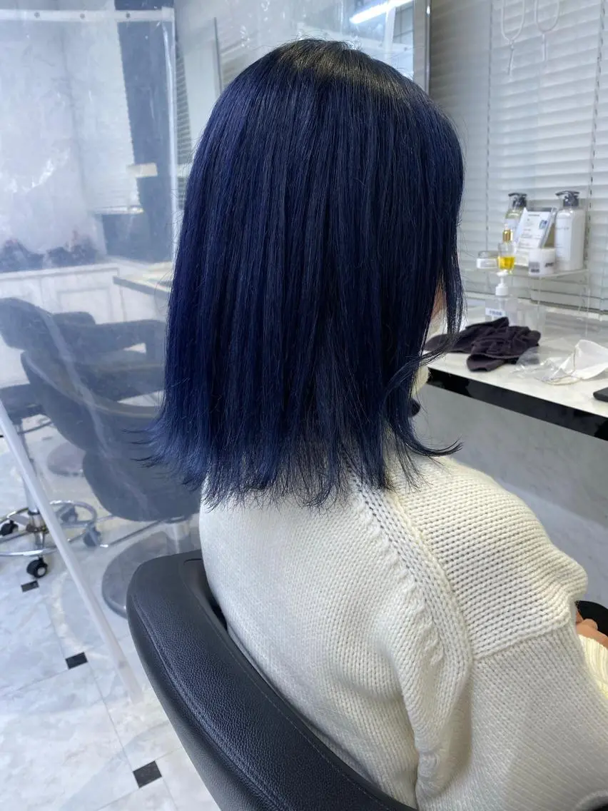 ミディアム カラー ヘアアレンジ レイヤーダブルカラー KYONのヘアスタイル