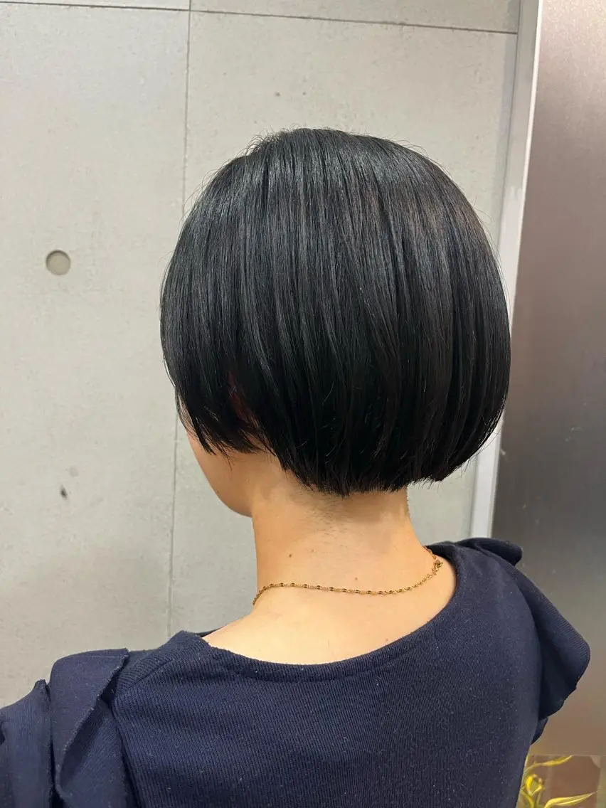 ショート ショートボブ ボブ ショートヘア おせ ちさとのヘアスタイル