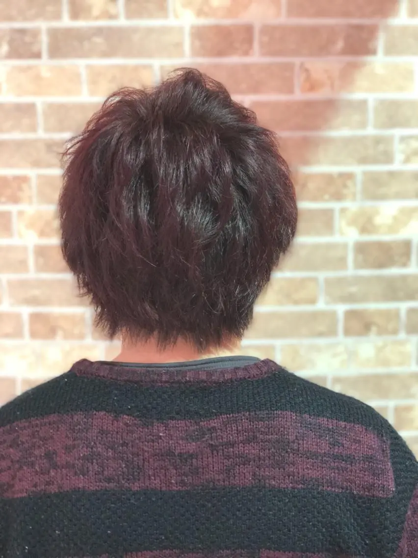 ショート カラー メンズ 中野 竜介のヘアスタイル