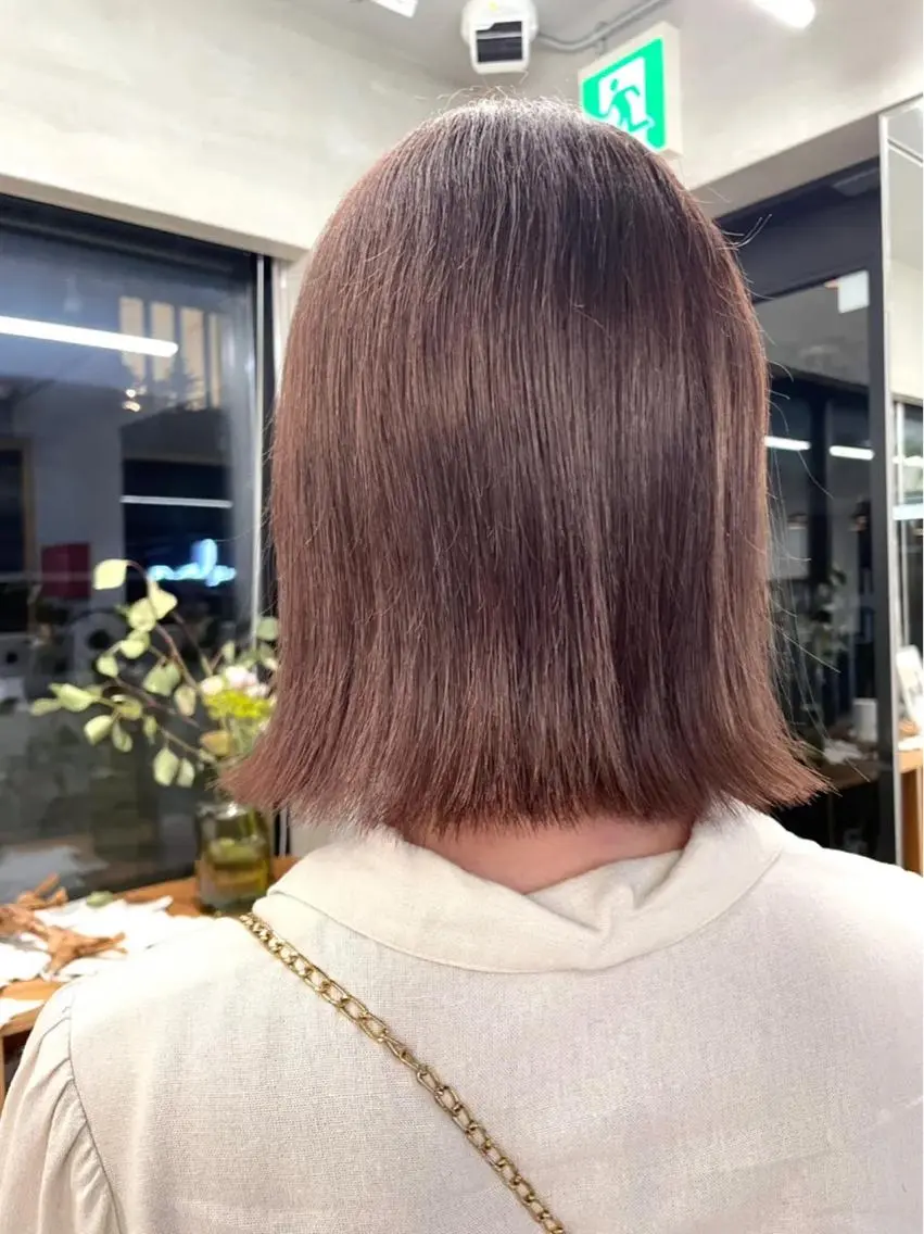 カラー ブラウンカラー レッドカラー 鶴井 美空のヘアスタイル