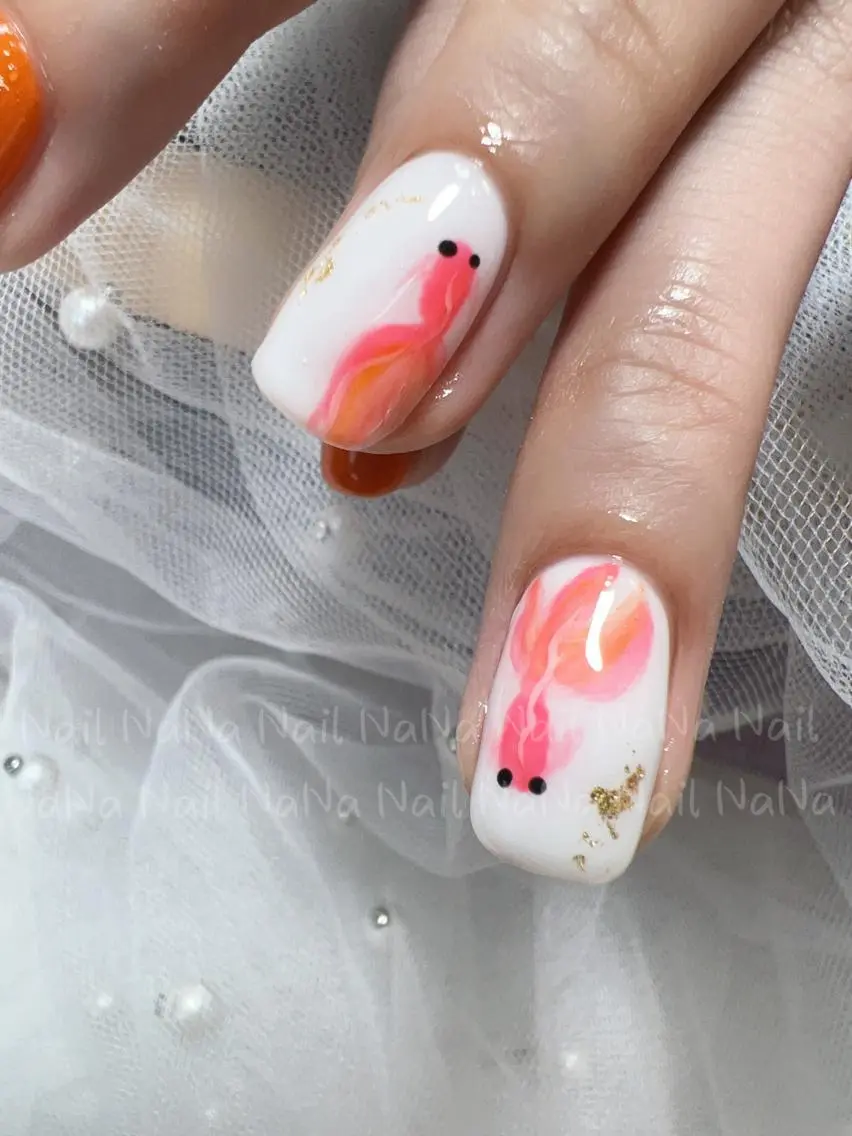 ショート カラー ネイル ハンドネイル Nail NaNaのネイルデザイン