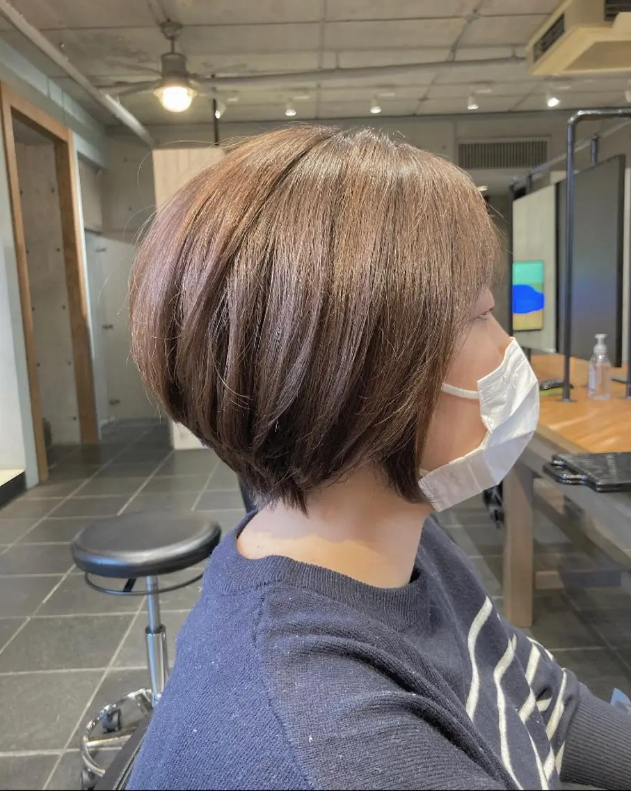 ショート カラー はまべ です☆のヘアスタイル