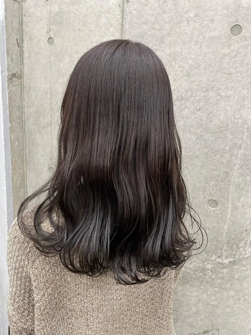 ロング カラー ベージュカラー ヘアカラー トリートメント すぐ巻ける縮毛矯正 🍀勝倉　麗のヘアスタイル