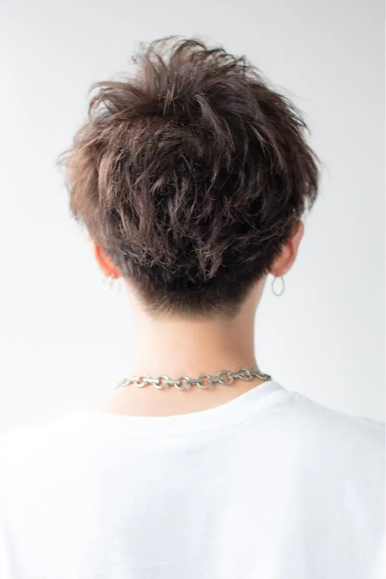 ショート メンズ カット ヘアカラー 長畑 光紀のヘアスタイル