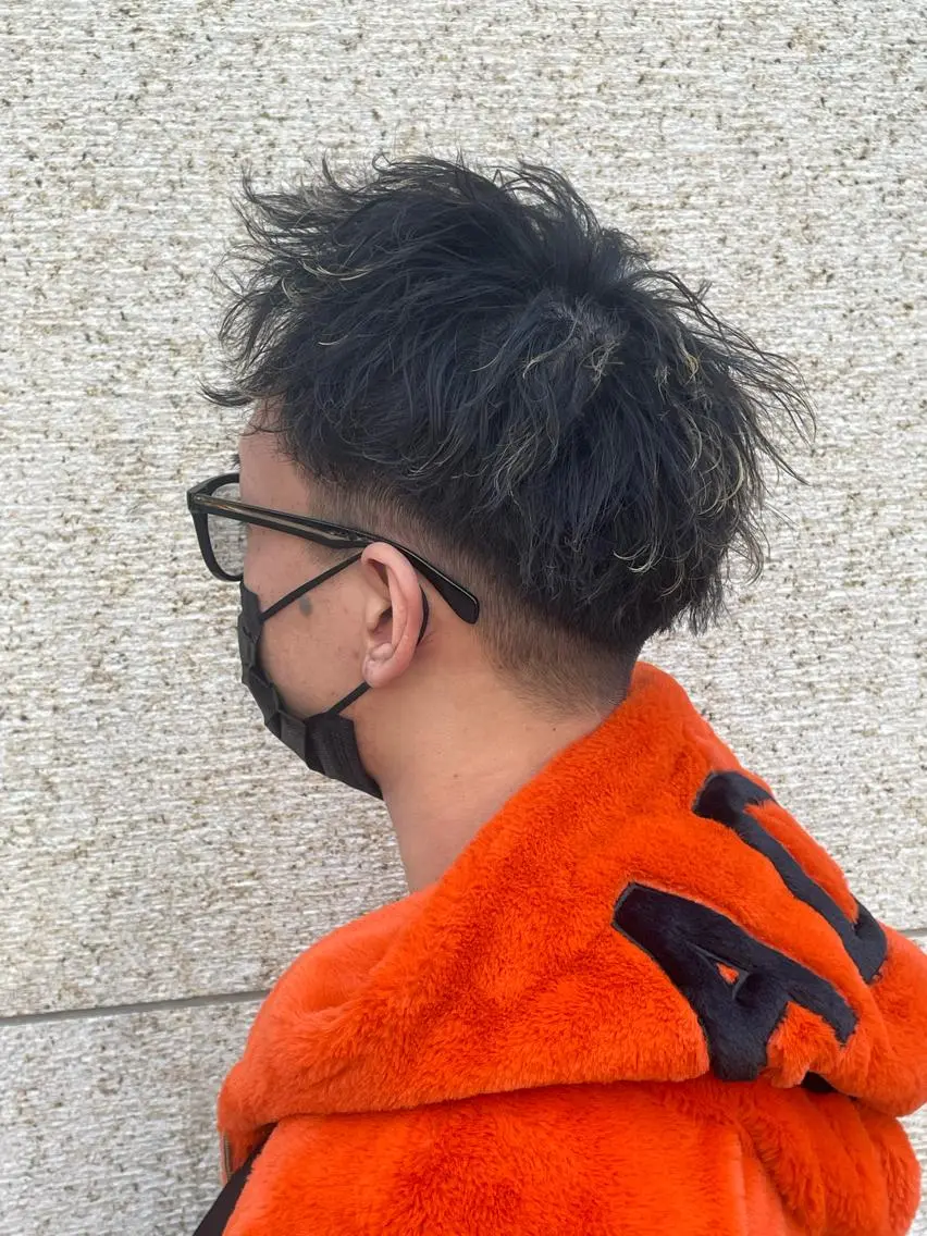 パーマ メンズ メンズパーマ メンズツイストパーマ ツイストパーマ 渋谷/フェード/ 國分 翔のヘアスタイル