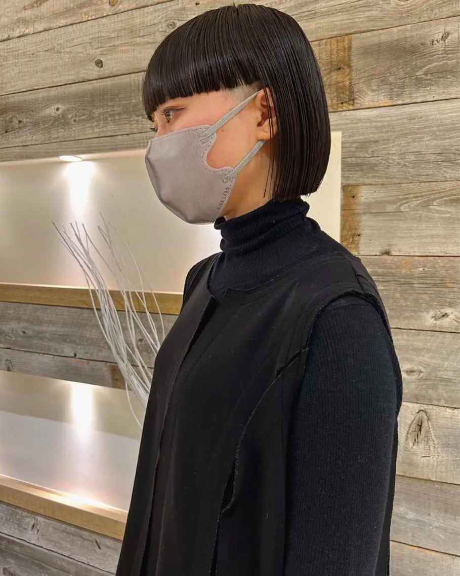 ショート ボブ カット トリートメント 村上雅人 ナチュラルモードのヘアスタイル