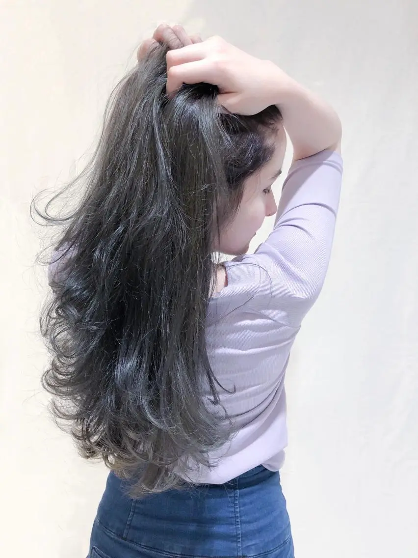 ロング カット無料/髪質改善 髪質根本改善/艶髪のヘアスタイル
