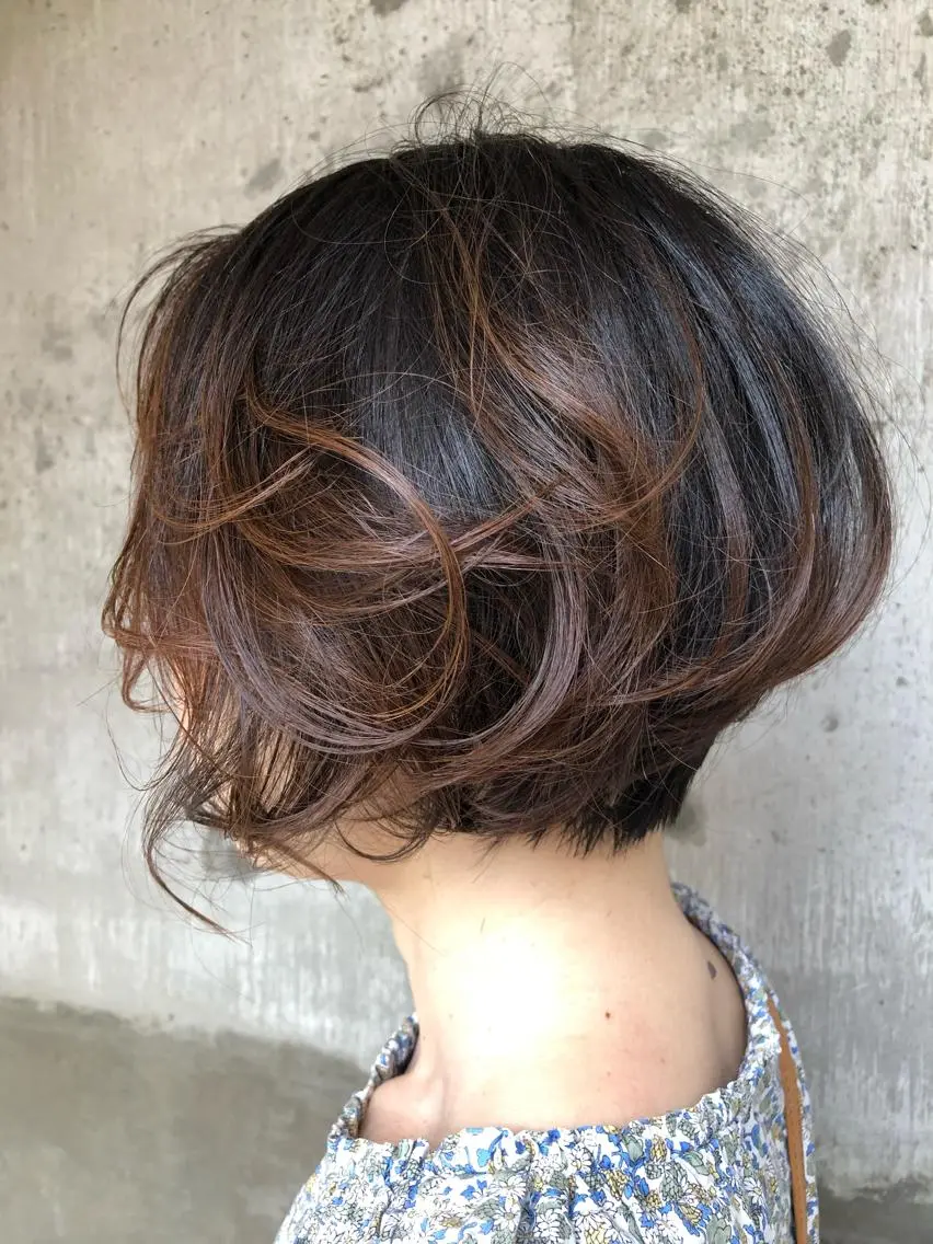ショート パーマ カット パーマ 滝田 陽一のヘアスタイル