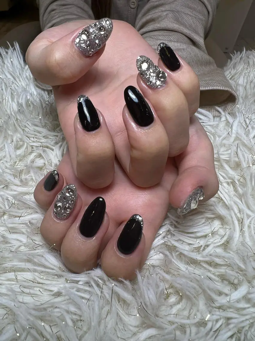 ネイル フレンチネイル ガラスフレンチ Dia Nail AKIのネイルデザイン