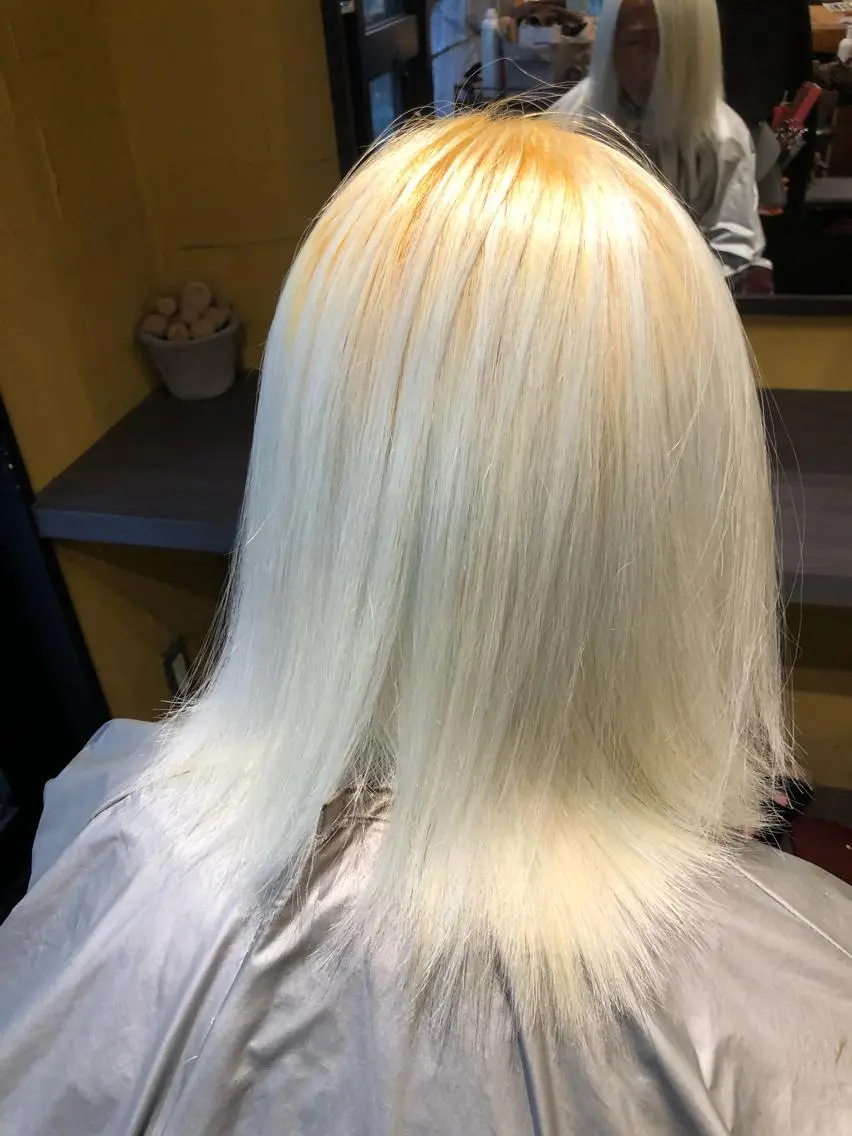 カラー ブリーチ ケアブリーチ ISHIMORI  のヘアスタイル