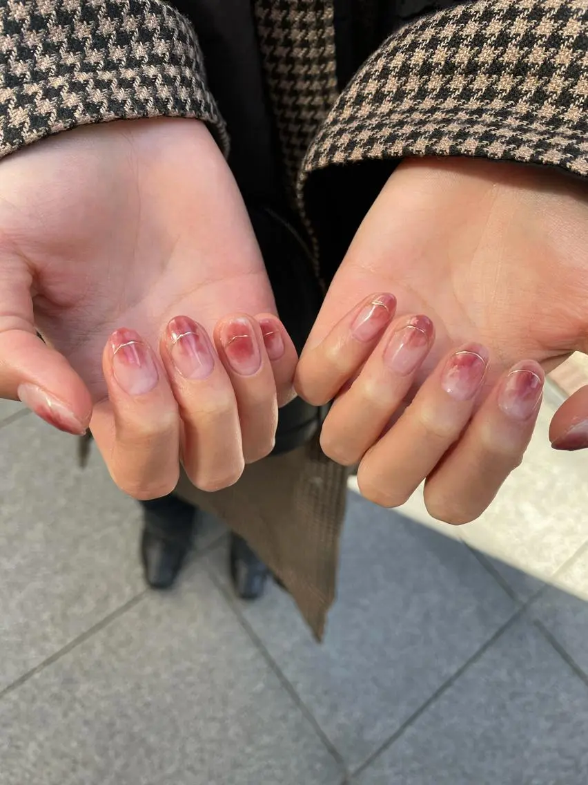 ネイル ミラーネイル shimizu yuuのネイルデザイン