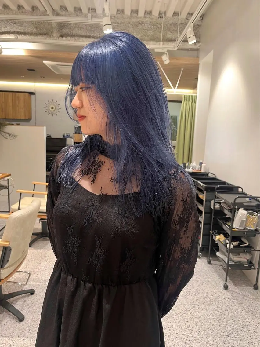 ミディアム カラー ヘアセット🎀パーマ Tsubasaのヘアスタイル