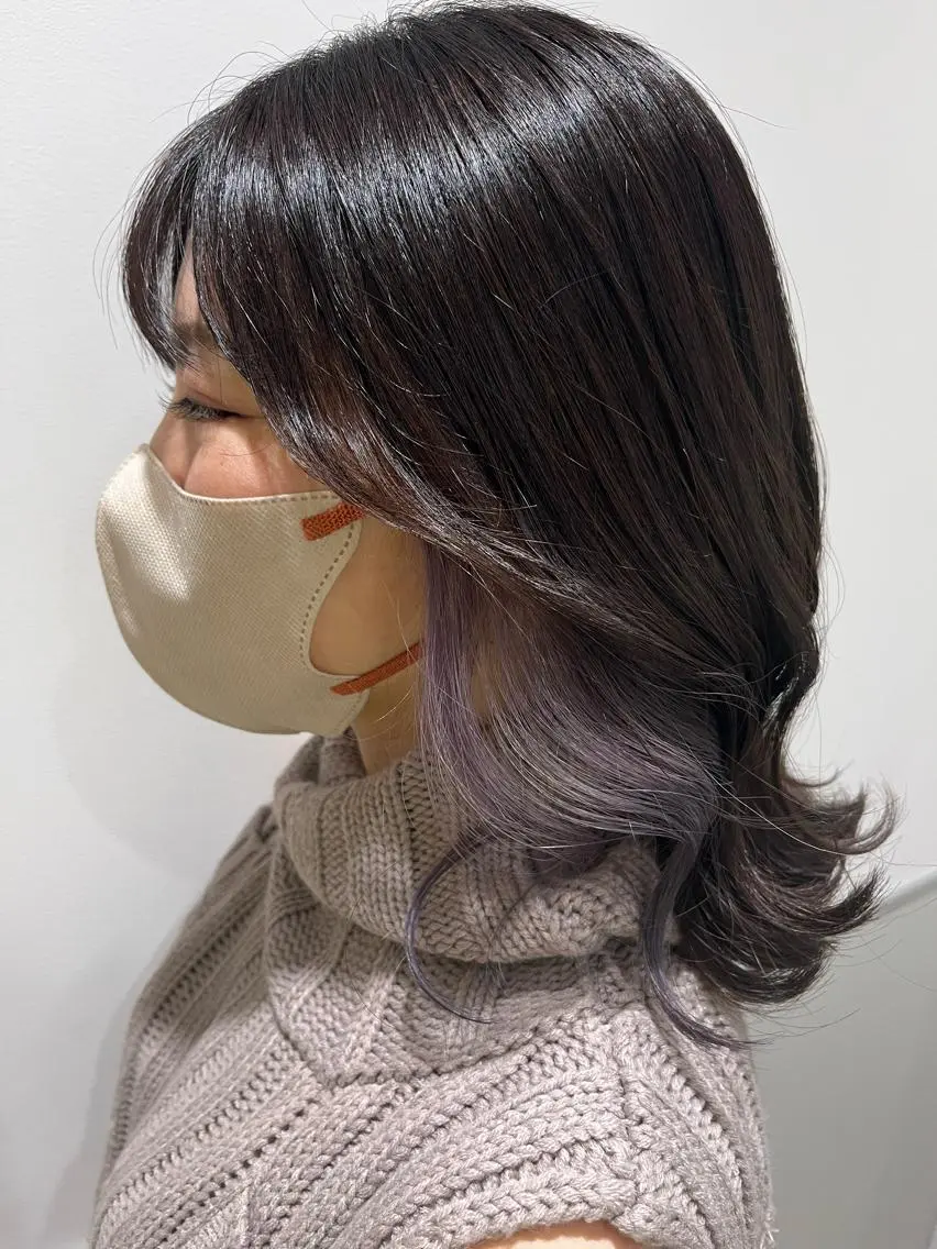 ミディアム ミディアムパーマ ボブ 髪質改善 韓国風ヘア シースルーバング カット ヘアカラー トリートメント ヘアセット 👑👑👑👑工藤 敬👑👑👑👑のヘアスタイル