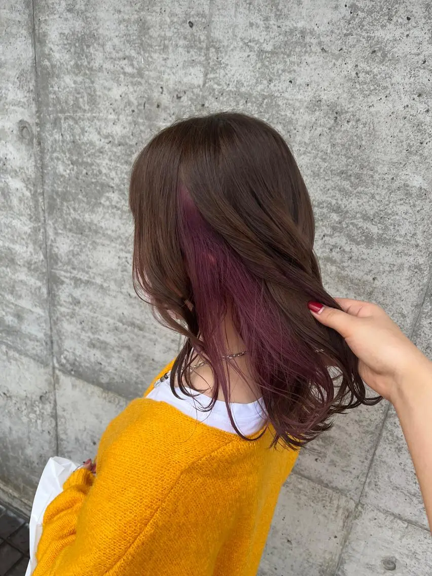 セミロング alu yuinaのヘアスタイル