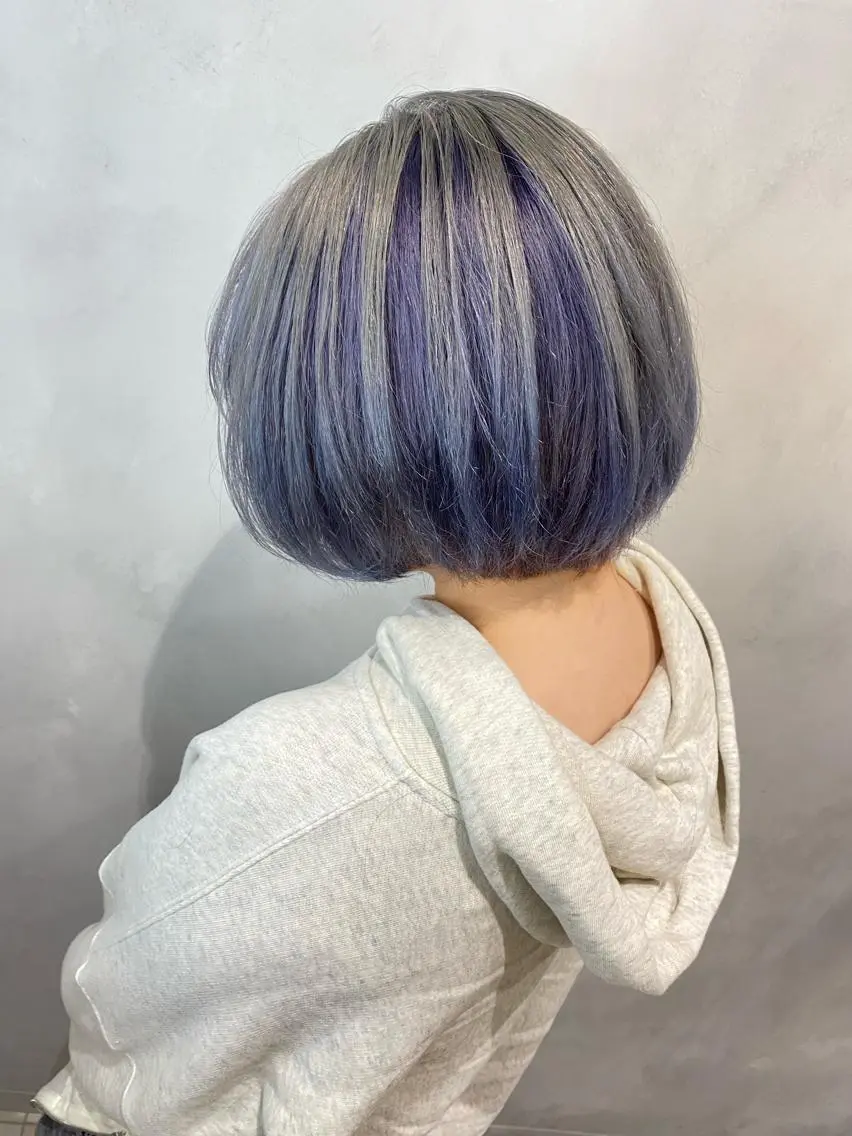 ショート カラー 吹田 駿 髪質改善縮毛矯正のヘアスタイル