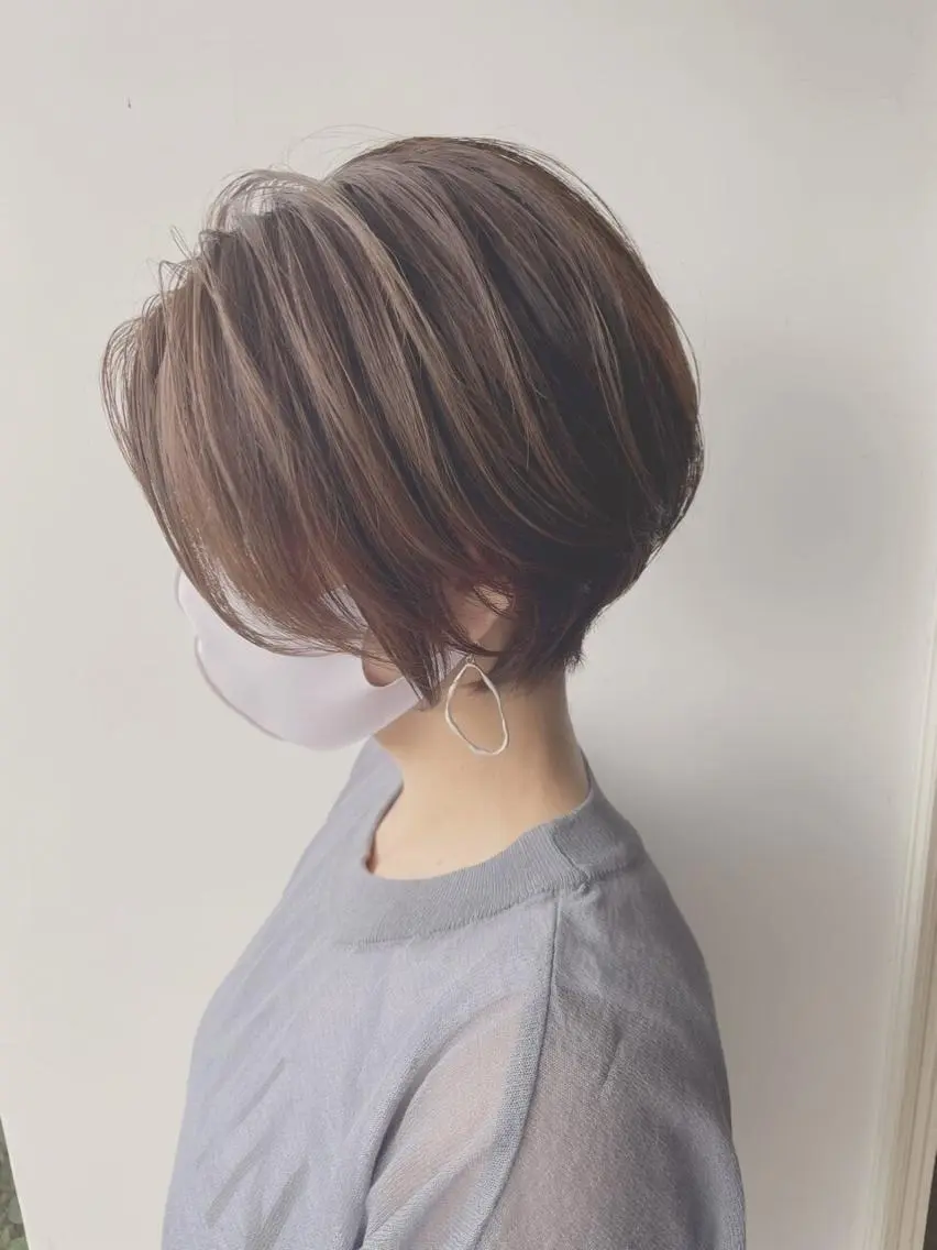 ショート ヘアカラー 今泉 直裕ショートボブの匠のヘアスタイル