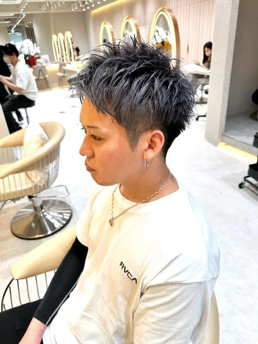 カラー メンズ カット ヘアカラー 大人メンズパーマ メンズ特化 萱原大幹のヘアスタイル