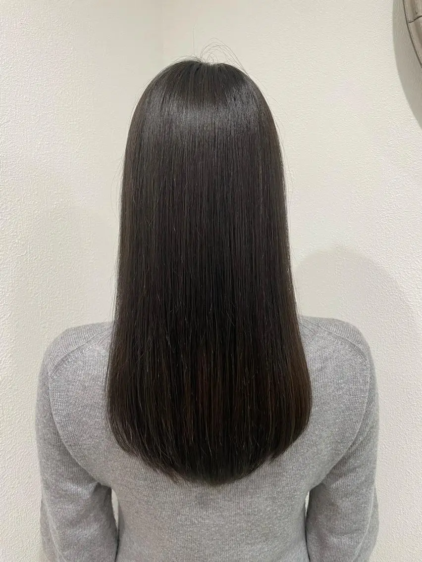 ロング 髪質改善 韓国風ヘア ロング トリートメント 渡辺 広宣のヘアスタイル