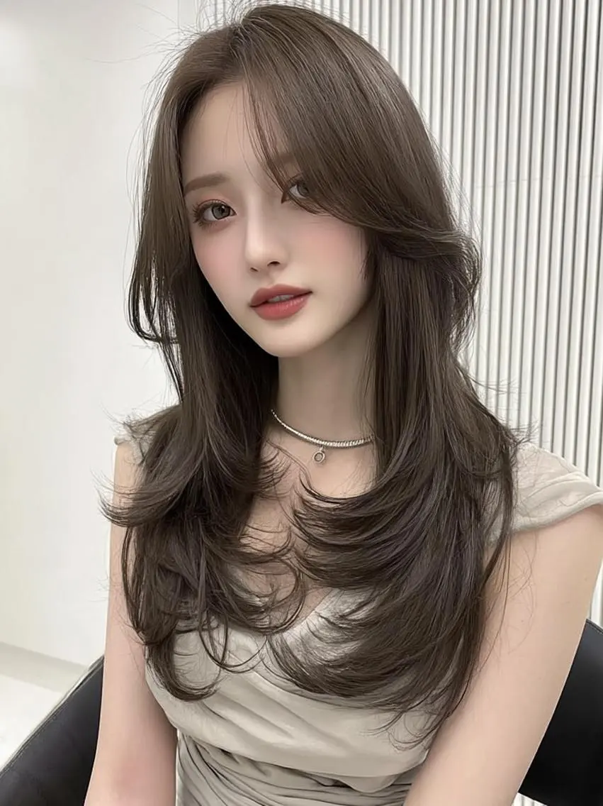 セミロング ボブ 外国人風カラー カット ヘアカラー トリートメント 🎀透明感カラー/ yuka🎀のヘアスタイル