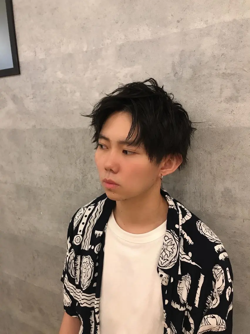 ショート メンズ カット パーマ トリートメント ヘッドスパ 佐藤優太朗 似合わせ/髪質改善のヘアスタイル