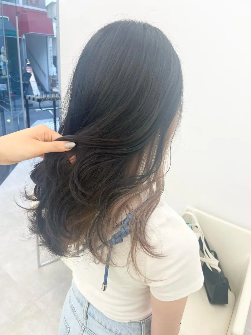 ロング カラー ヘアアレンジ ヘアカラー トリートメント 【Sweep】おじま のぞみのヘアスタイル