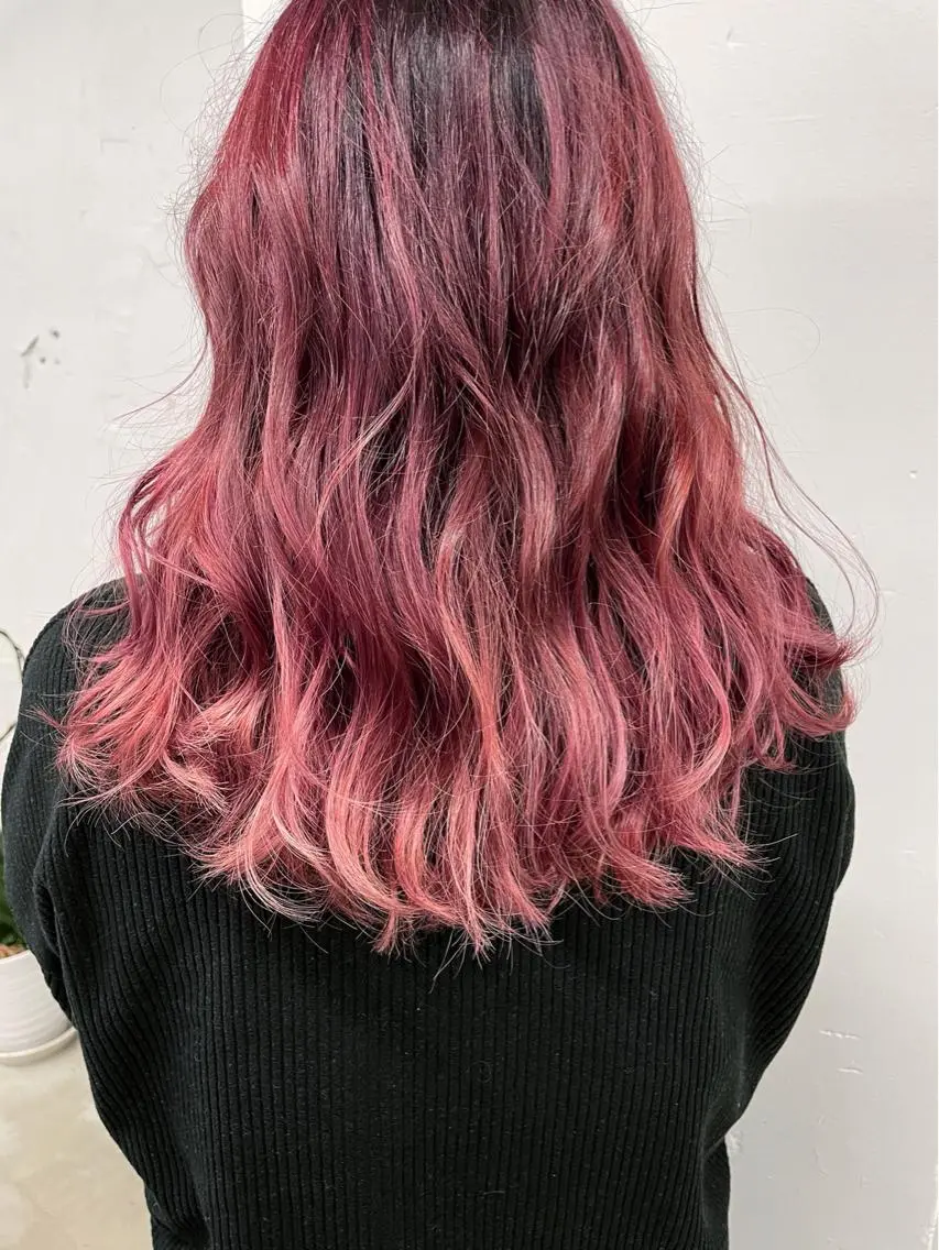 ロング ヘアカラー YOFAhair芦屋 峰★カラーリストのヘアスタイル