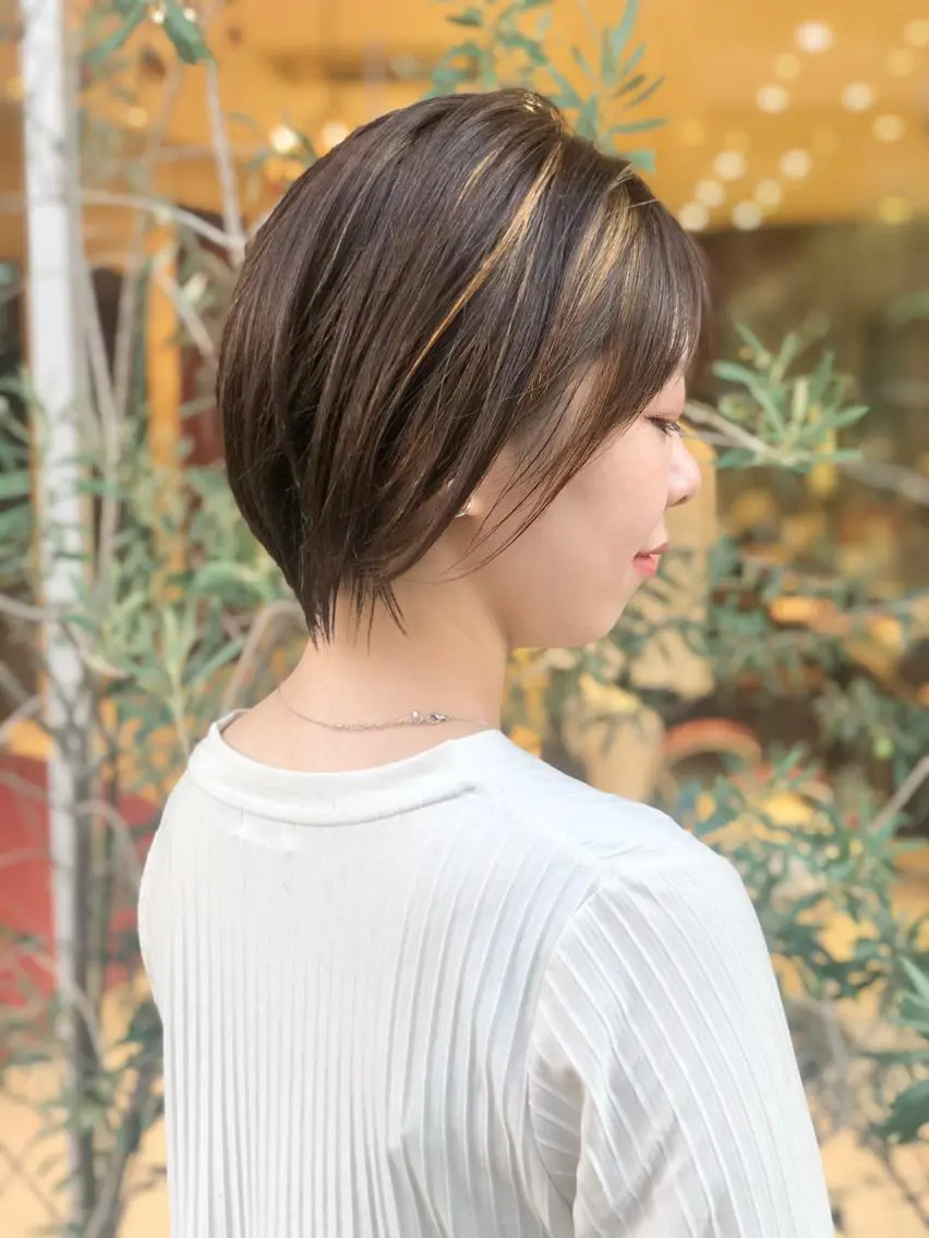 ショート カラー ショートヘア 小顔カット ✂️ショートの匠✂️ 國井慎平のヘアスタイル