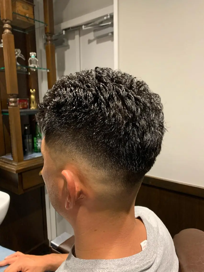 ショート パーマ メンズ ひらお あおとのヘアスタイル