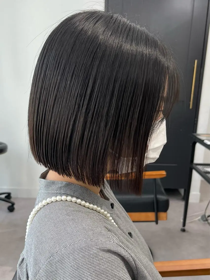 ショート カラー パーマ ヘアアレンジ メンズ キッズ ネイル マツエク・マツパ アイブロウ カット ヘアカラー トリートメント 横浜Bob美容師🤎 ERINAのヘアスタイル