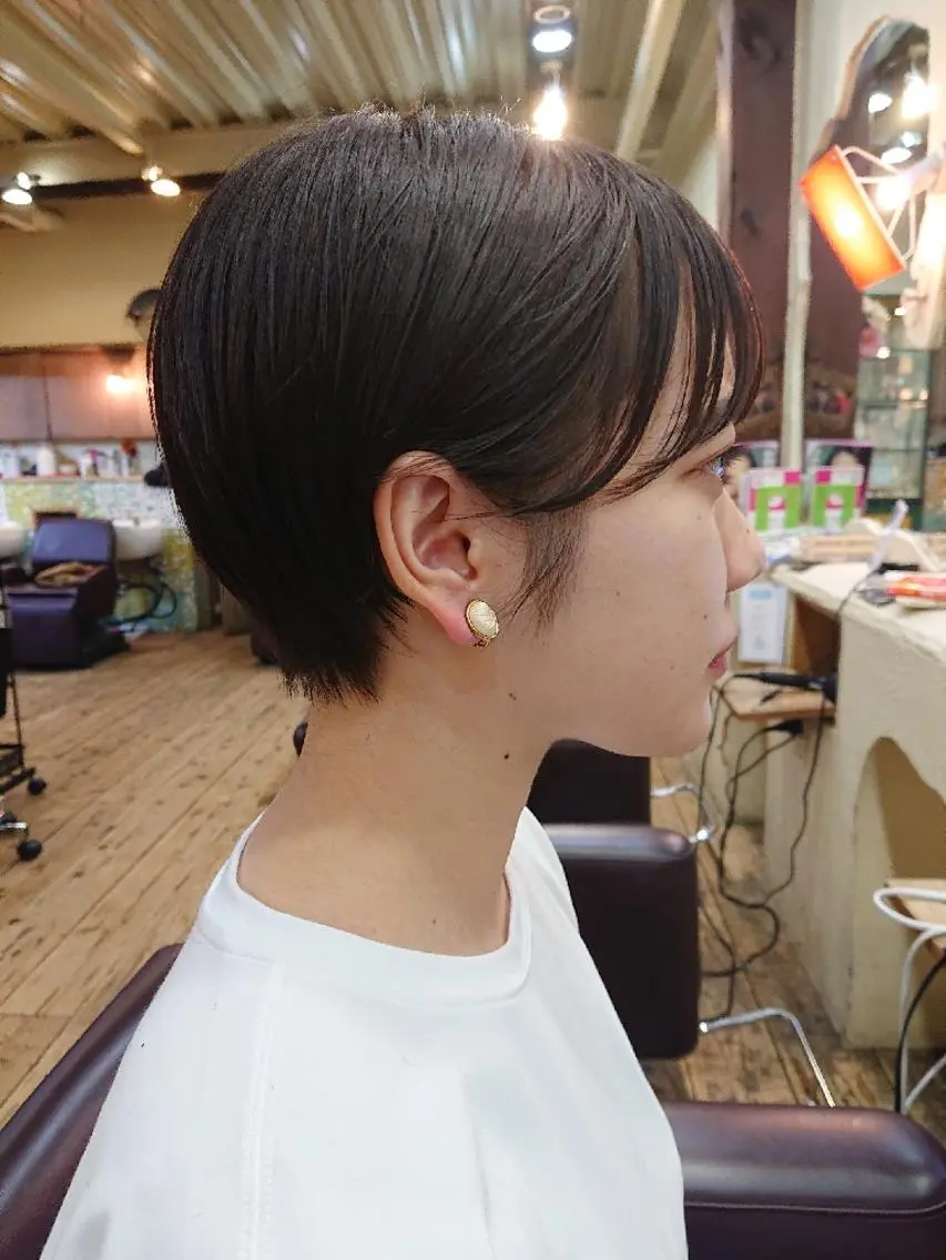 ショート 丸みショート ショートヘア 「sumi」 AMIのヘアスタイル