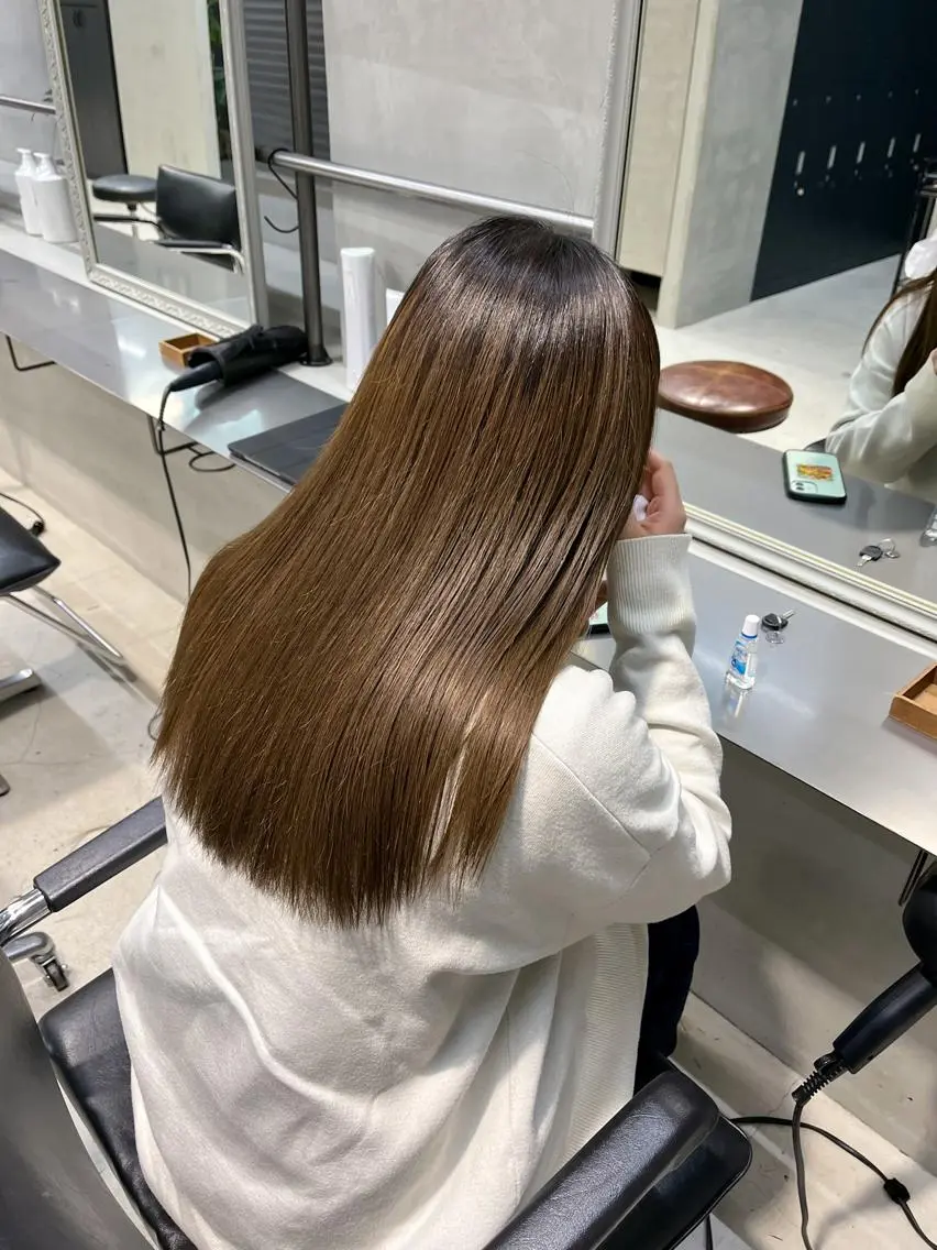 ロング 村田 春歌のヘアスタイル