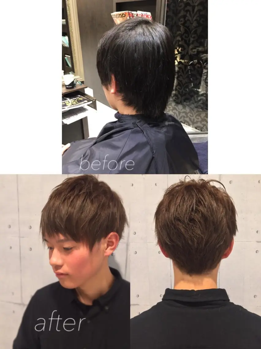 カラー メンズ 韓・中華美女ヘア 🇰🇷×🇨🇳のヘアスタイル