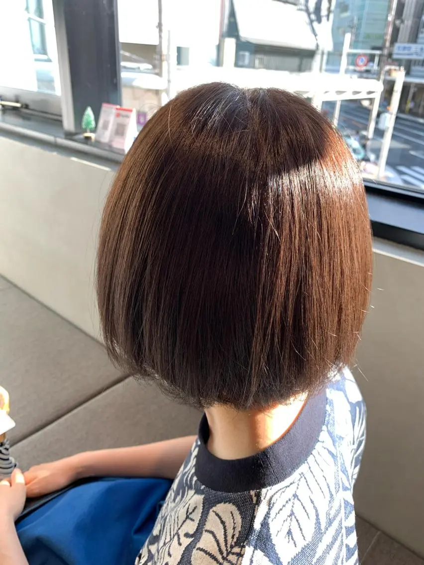 ショート カラー ブラウンカラー 齋藤 みさきのヘアスタイル