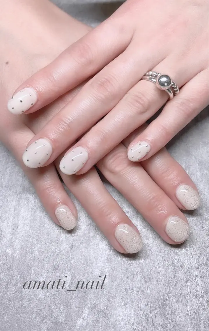 ネイル 入学式 フットネイル ジェルネイル グラデーション マグネットネイル ハンドネイル amati_nail TAKAKOのネイルデザイン