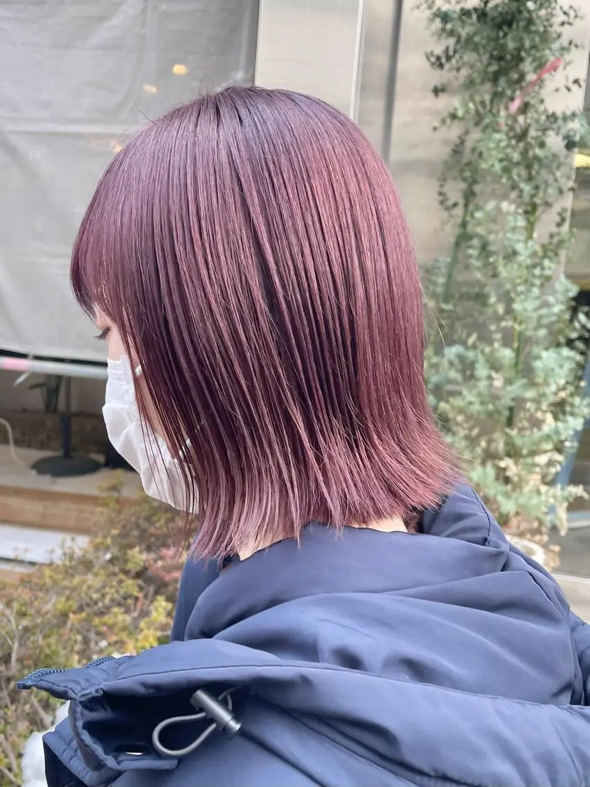 ミディアム カラー 🇺🇸✂️🍟 こんあゆみのヘアスタイル