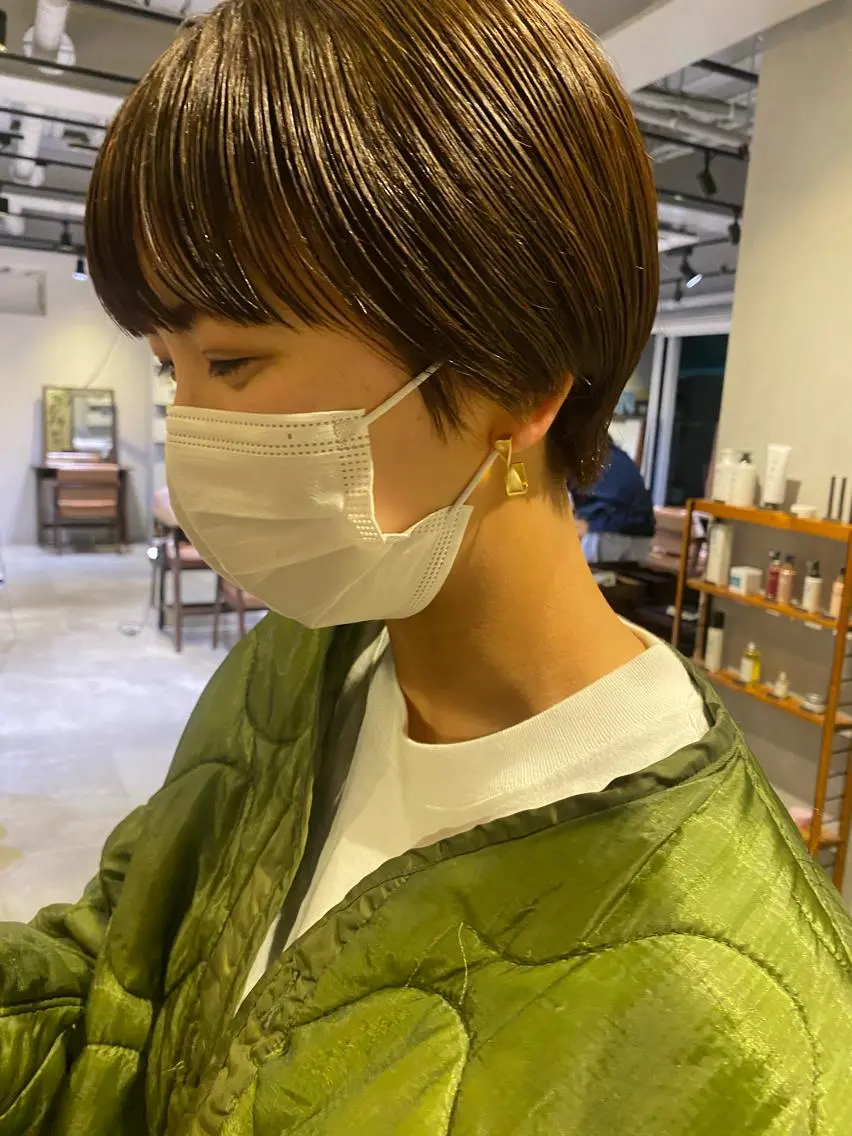 ショート ショートヘア 永井 素のヘアスタイル