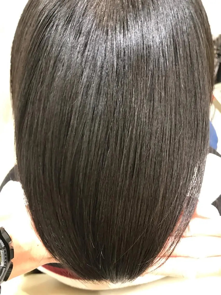 ミディアム くせ毛 縮毛矯正 トリートメント トリートメント 🎗美髪艶髪🫧髪質 改善特化🥇菊地のヘアスタイル