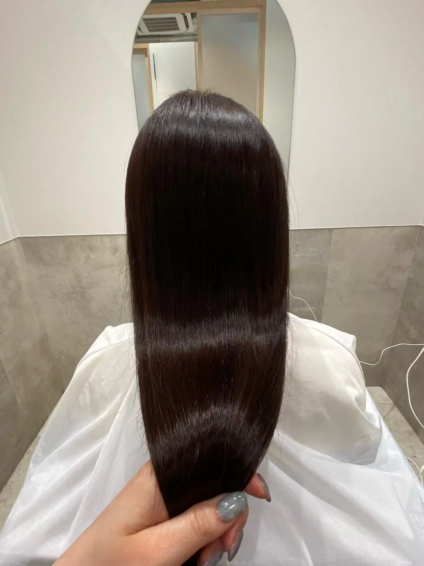 ロング カラー しみず さきのヘアスタイル