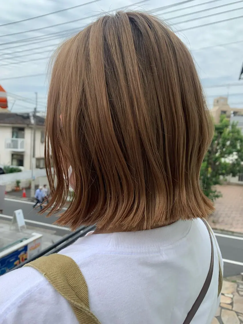 ショート カラー カット ヘアカラー トリートメント 平 ちひろのヘアスタイル