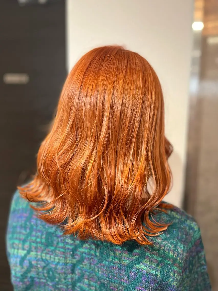 セミロング 川畑 花菜のヘアスタイル