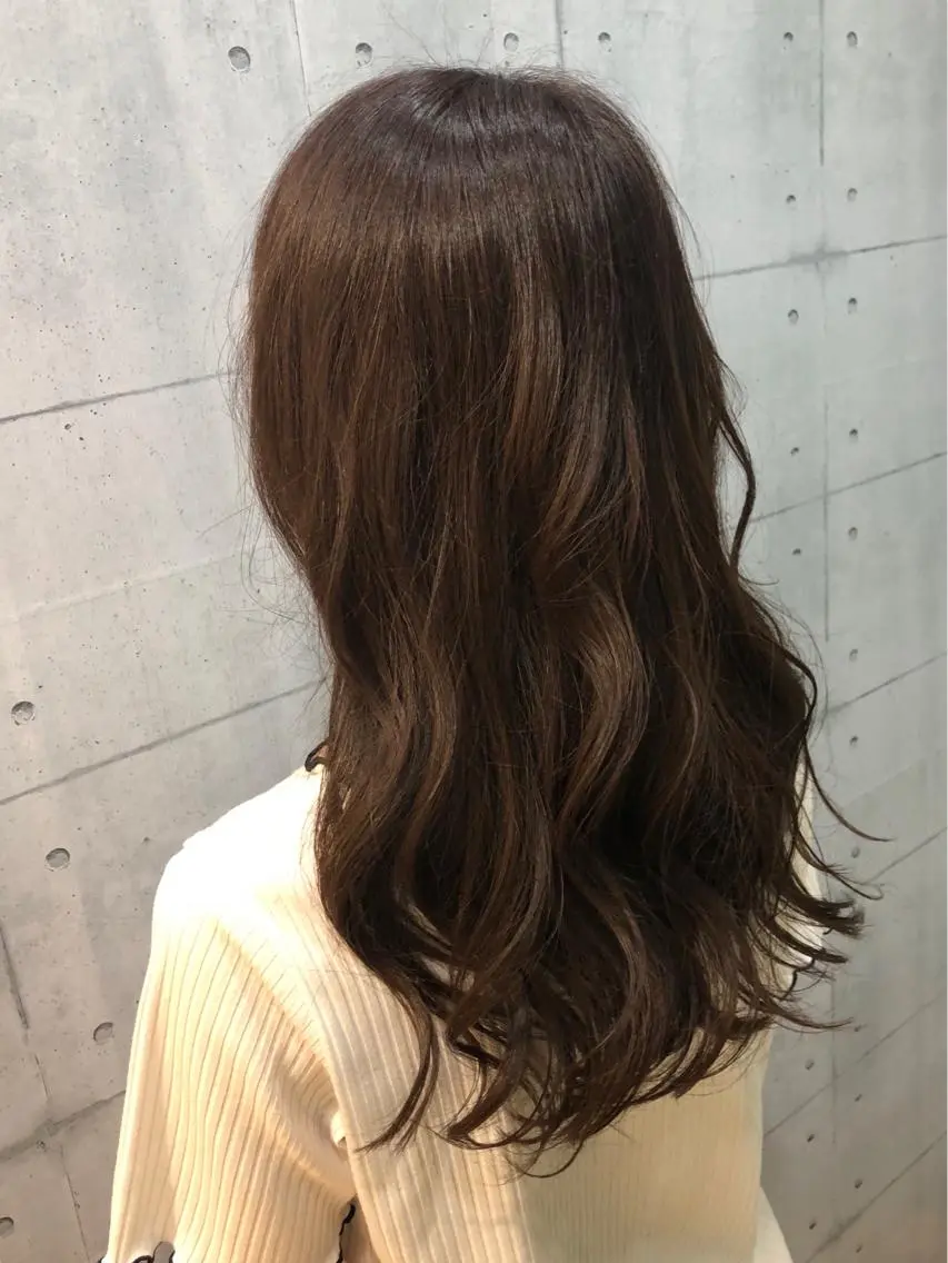 ロング カラー カット ヘアカラー 金沢 広美のヘアスタイル