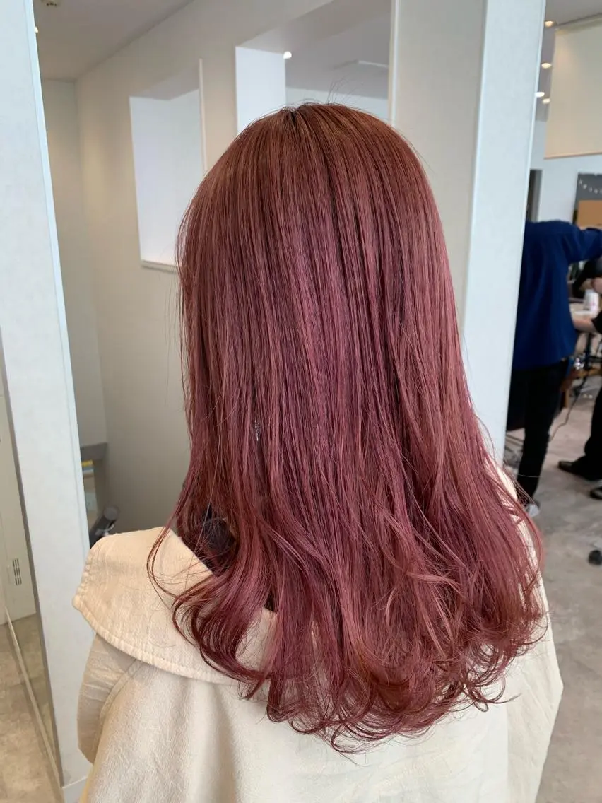 ロング カラー HAREru. モデル募集【戸塚】のヘアスタイル